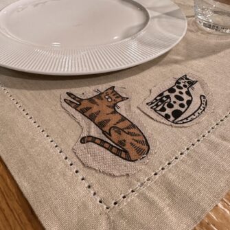 Tovaglietta Americana Gatti Tigrati