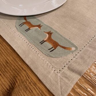 Tovaglietta Americana Volpi 