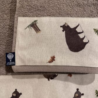 Coppia Asciugamani Orsi