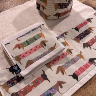 Set Bagno Cani Bassotti