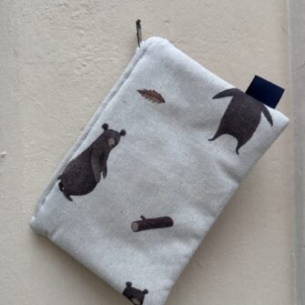 Set coordinato Pochette, Tote Bag e Beauty Case Orsi