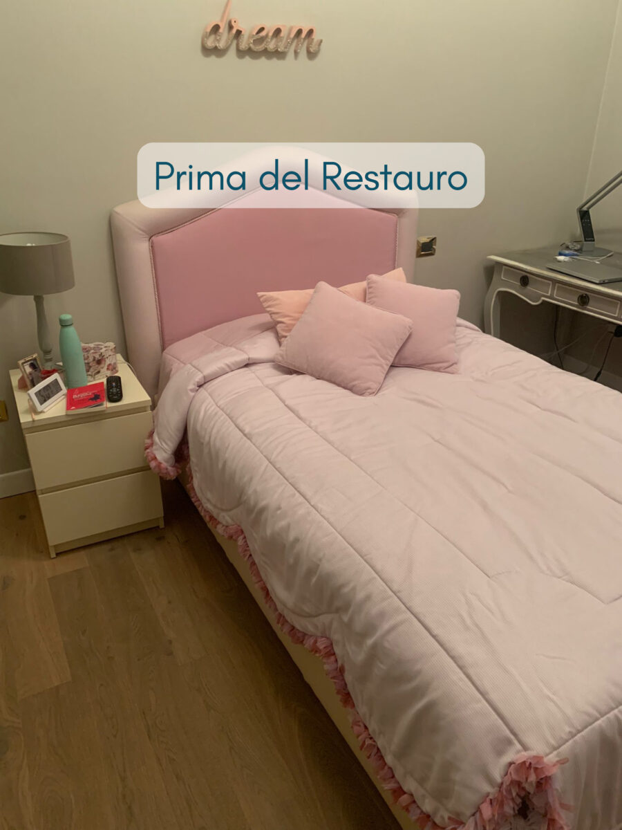 5 letto francese prima del restauro