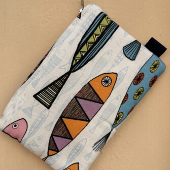 Pochette coordinata set Pesci Colorati