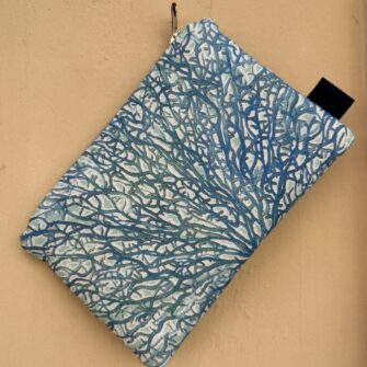 Set coordinato Pochette, Tote Bag, Beauty Case e Trousse Corallo Caribe