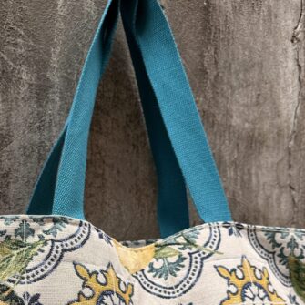 Borsa Limoni Amalfi made in Italy con manici colorati