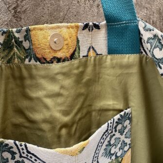 Interno borsa Limoni Amalfi con tasca coordinata