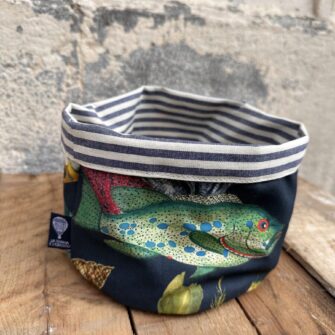 Cestino in tessuto Pesci Capri