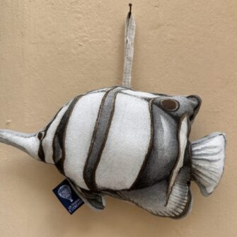 Decorazione Pesce Calipso Grigio