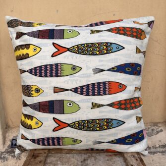 Federa Copricuscino Pesci Colorati
