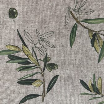 Tessuto Olive Antimacchia Resinato