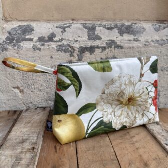 Beauty case coordinato Fiori e Frutta