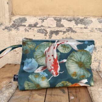 Beauty case Carpa Koi made in Italy elegante e resistente