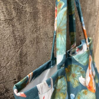 Tote bag Carpa Koi made in Italy elegante e capiente