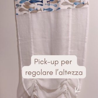 Tenda a Pacchetto a Vetro con Top Pesci Azzurri pick up