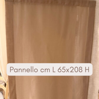 Tenda a pannello a vetro effetto lino misure