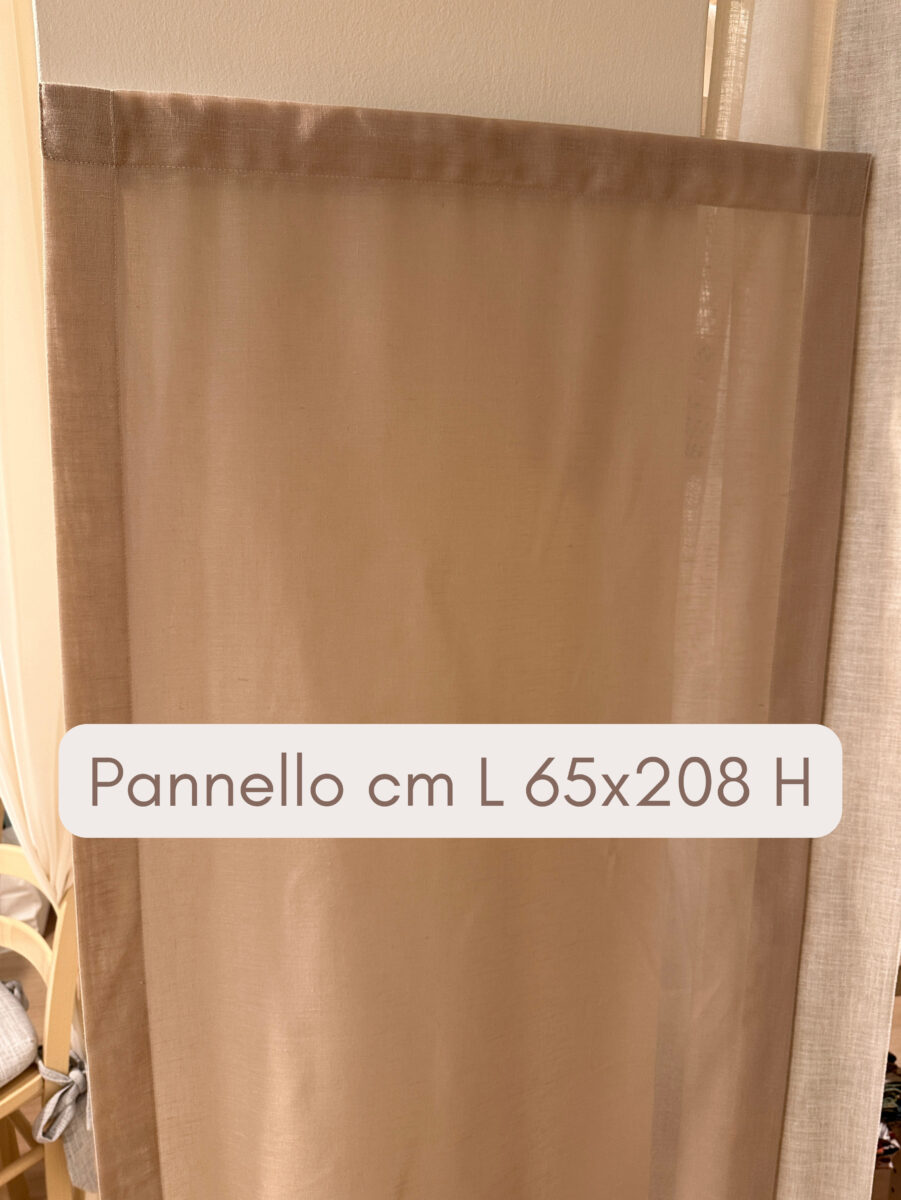 pannello ecolino (3) Tenda a pannello a vetro effetto lino misure