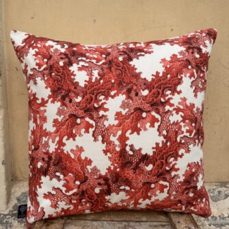 Federa Copricuscino Coralli Rossi