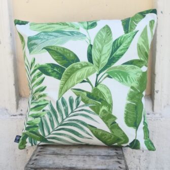 Federa Copricuscino Foglie Calathea