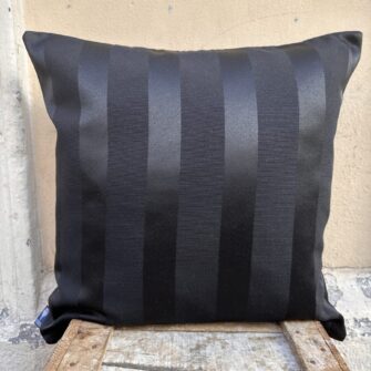 Federa Copricuscino Riga Nera