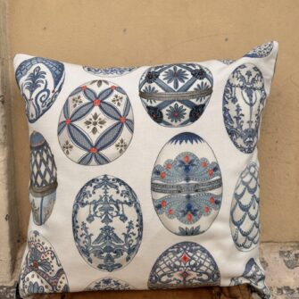 Federa Copricuscino Uova Imperiali