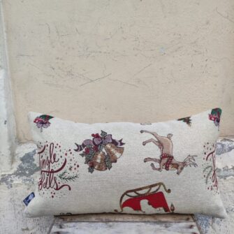 Federa Copricuscino Natale Rudolph