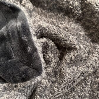 Plaid Double Face Antracite