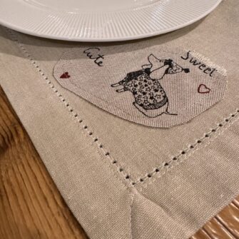 Tovaglietta Americana Cani Love