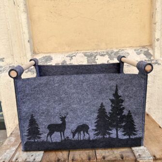 Cesto in Feltro Antracite