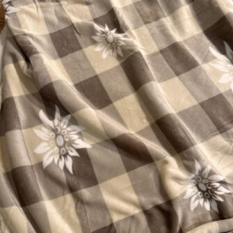 Plaid Morbidotto Edelweiss 