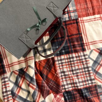 Plaid Patchwork con borsa in feltro