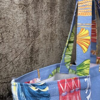 Tote bag Nappe Versailles in tessuto cotone made in Italy