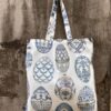 Tote bag in tessuto Uova Imperiali in cotone stampato