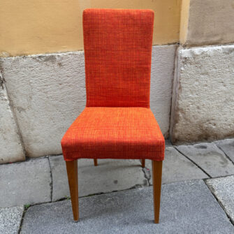 Rivestimento sfoderabile su misura per sedia imbottita