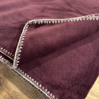 Plaid Polaire Melanzana in morbido pile