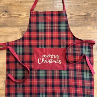 grembiule scozzese Natale