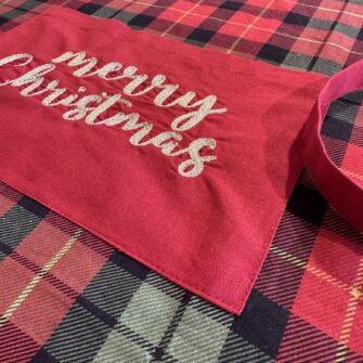 grembiule natalizio cotone