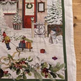 canovaccio Christmas Carol in lino