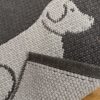 Tappeto Artigianale Cane grigio