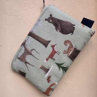 pochette bosco verde retro