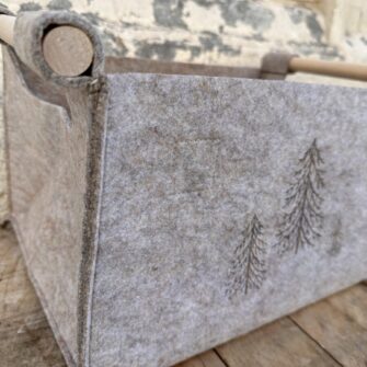 Cesto in Feltro Tortora