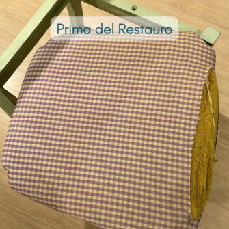 sedile estraibile prima del restauro