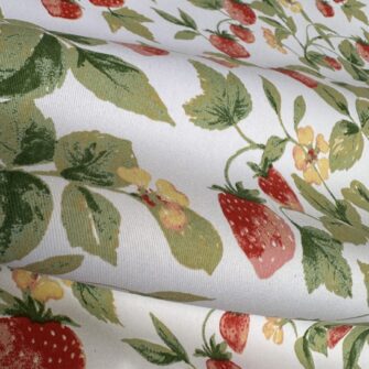 Tessuto Fragole