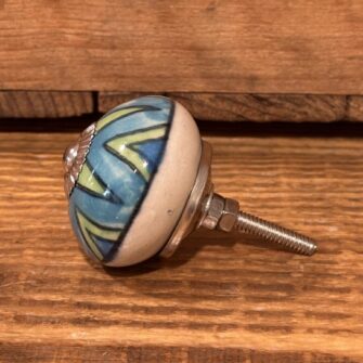 pomolo decorato geometria d'oriente