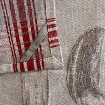 Canovaccio Jacquard Bistrot con fettuccia