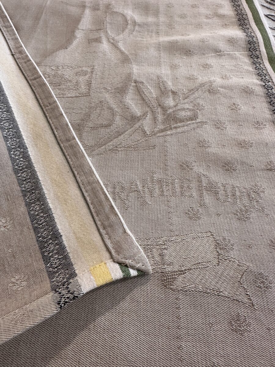 Canovaccio Jacquard Olive (1) Canovaccio Jacquard Olive