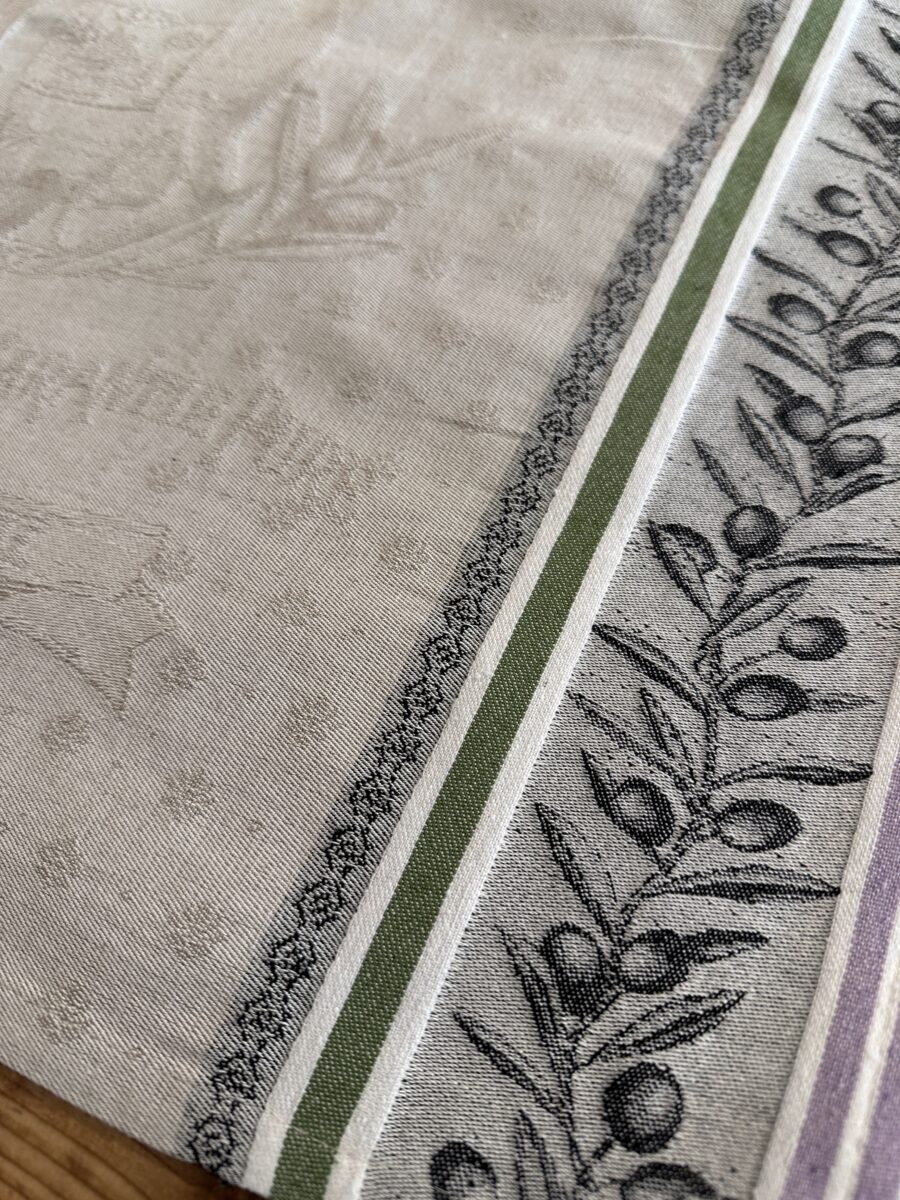 Canovaccio Jacquard Olive (3) Canovaccio Jacquard Olive