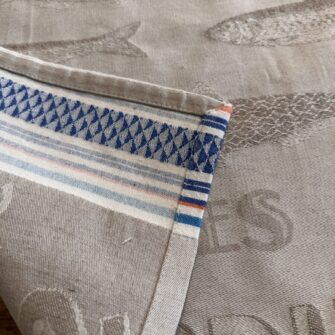 Canovaccio Jacquard Pesci