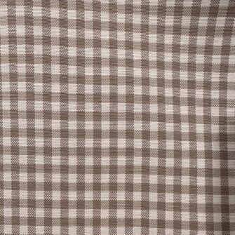 Tessuto Quadretto Damina Tortora 0,5 cm