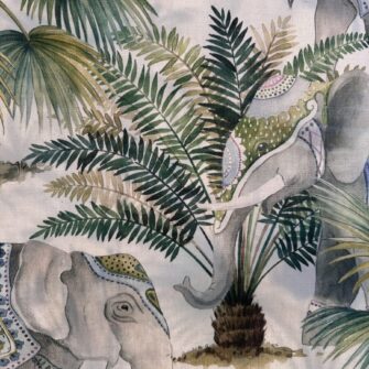 Tessuto Elefanti Jaipur