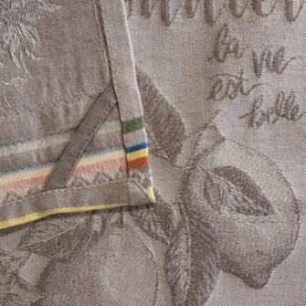 Canovaccio Jacquard Limoni con laccetto